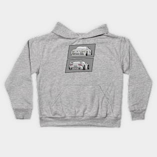 drift car racing era Kids Hoodie